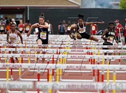 Thumbnail 3 in Arcadia Invitational (100 M Hurdles) photogallery.