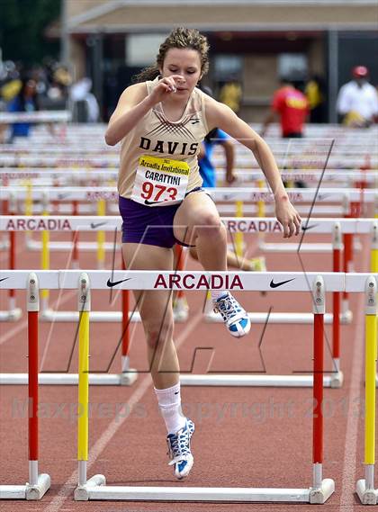 Thumbnail 2 in Arcadia Invitational (100 M Hurdles) photogallery.