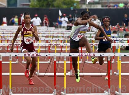 Thumbnail 2 in Arcadia Invitational (100 M Hurdles) photogallery.