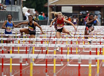 Thumbnail 2 in Arcadia Invitational (100 M Hurdles) photogallery.