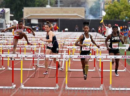 Thumbnail 1 in Arcadia Invitational (100 M Hurdles) photogallery.