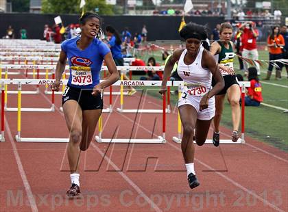Thumbnail 2 in Arcadia Invitational (100 M Hurdles) photogallery.
