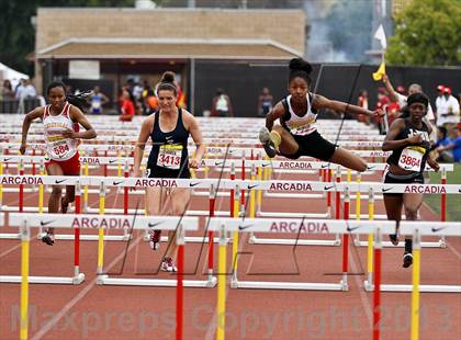 Thumbnail 3 in Arcadia Invitational (100 M Hurdles) photogallery.