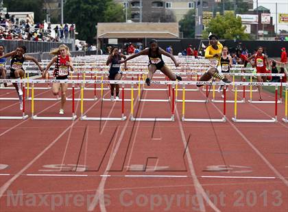 Thumbnail 3 in Arcadia Invitational (100 M Hurdles) photogallery.