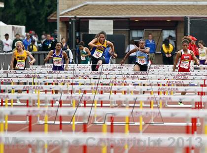 Thumbnail 2 in Arcadia Invitational (100 M Hurdles) photogallery.