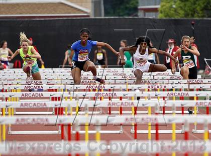 Thumbnail 2 in Arcadia Invitational (100 M Hurdles) photogallery.