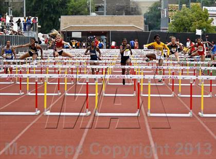 Thumbnail 3 in Arcadia Invitational (100 M Hurdles) photogallery.