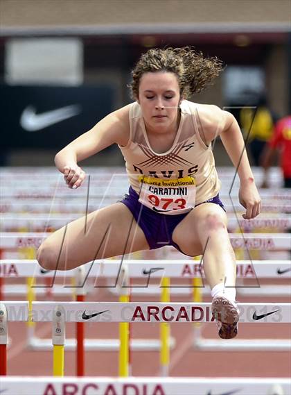 Thumbnail 3 in Arcadia Invitational (100 M Hurdles) photogallery.