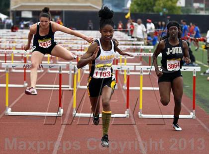 Thumbnail 3 in Arcadia Invitational (100 M Hurdles) photogallery.
