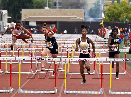 Thumbnail 3 in Arcadia Invitational (100 M Hurdles) photogallery.