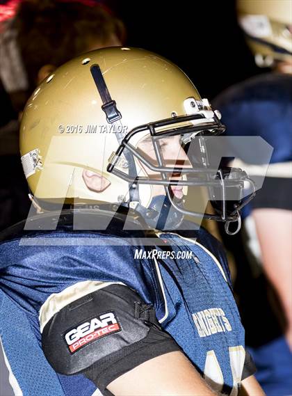Thumbnail 3 in Notre Dame Catholic vs Weatherford Christian (TAPPS 6-man Quarterfinal Playoff)  photogallery.
