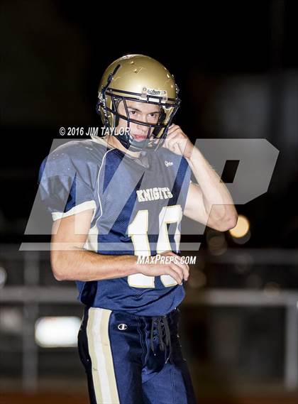 Thumbnail 1 in Notre Dame Catholic vs Weatherford Christian (TAPPS 6-man Quarterfinal Playoff)  photogallery.