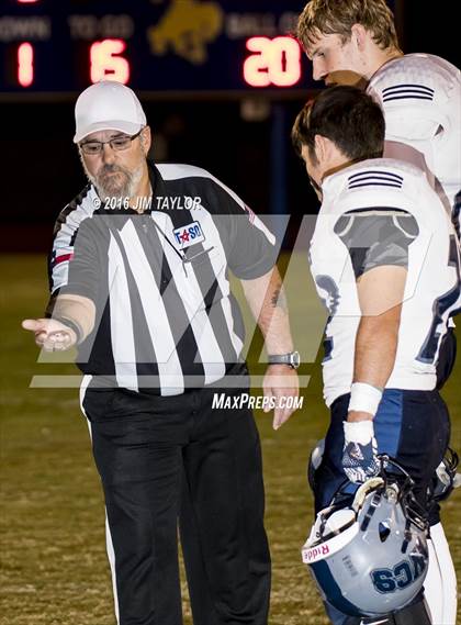 Thumbnail 2 in Notre Dame Catholic vs Weatherford Christian (TAPPS 6-man Quarterfinal Playoff)  photogallery.