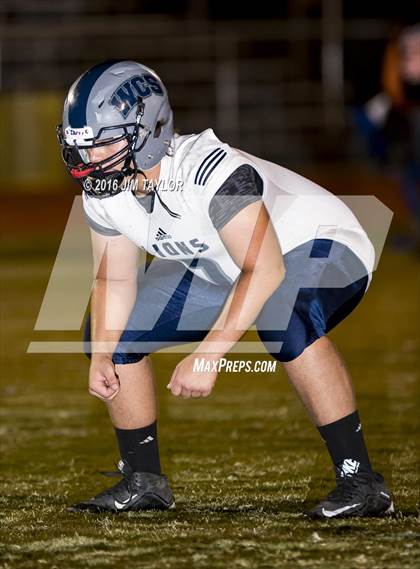 Thumbnail 2 in Notre Dame Catholic vs Weatherford Christian (TAPPS 6-man Quarterfinal Playoff)  photogallery.