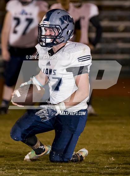 Thumbnail 3 in Notre Dame Catholic vs Weatherford Christian (TAPPS 6-man Quarterfinal Playoff)  photogallery.