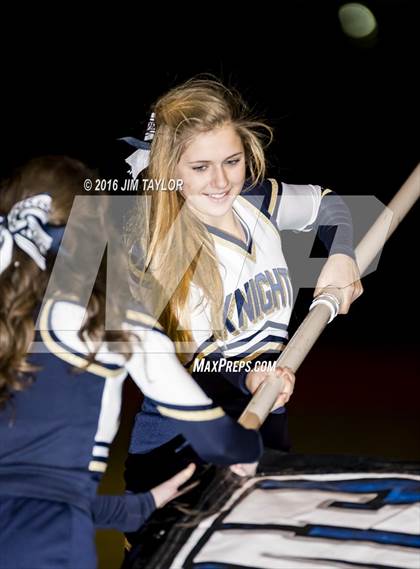 Thumbnail 1 in Notre Dame Catholic vs Weatherford Christian (TAPPS 6-man Quarterfinal Playoff)  photogallery.