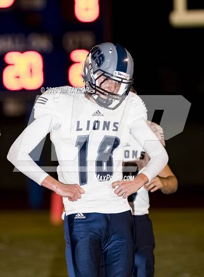 Thumbnail 2 in Notre Dame Catholic vs Weatherford Christian (TAPPS 6-man Quarterfinal Playoff)  photogallery.