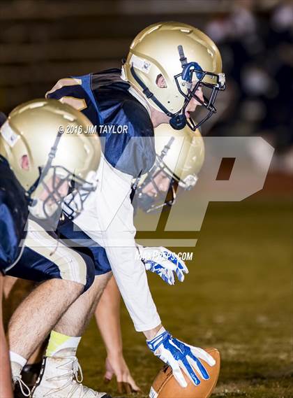 Thumbnail 1 in Notre Dame Catholic vs Weatherford Christian (TAPPS 6-man Quarterfinal Playoff)  photogallery.