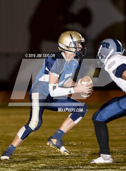 Thumbnail 2 in Notre Dame Catholic vs Weatherford Christian (TAPPS 6-man Quarterfinal Playoff)  photogallery.