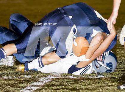 Thumbnail 1 in Notre Dame Catholic vs Weatherford Christian (TAPPS 6-man Quarterfinal Playoff)  photogallery.