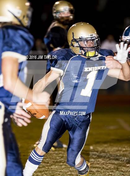 Thumbnail 3 in Notre Dame Catholic vs Weatherford Christian (TAPPS 6-man Quarterfinal Playoff)  photogallery.