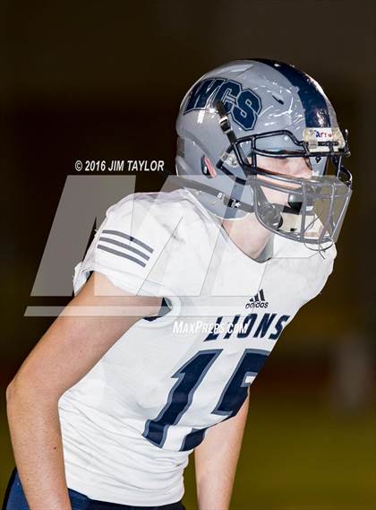 Thumbnail 1 in Notre Dame Catholic vs Weatherford Christian (TAPPS 6-man Quarterfinal Playoff)  photogallery.