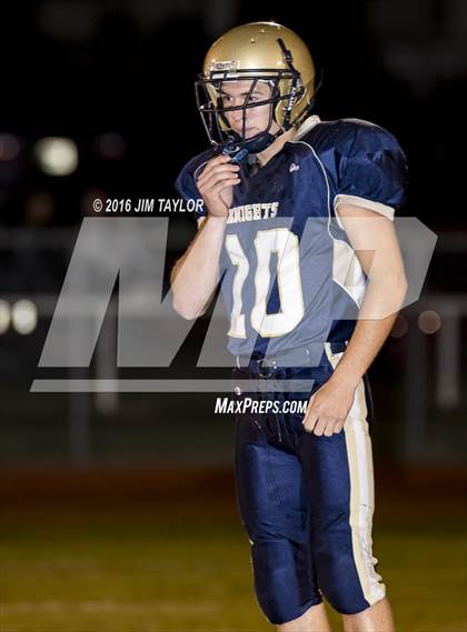 Thumbnail 2 in Notre Dame Catholic vs Weatherford Christian (TAPPS 6-man Quarterfinal Playoff)  photogallery.