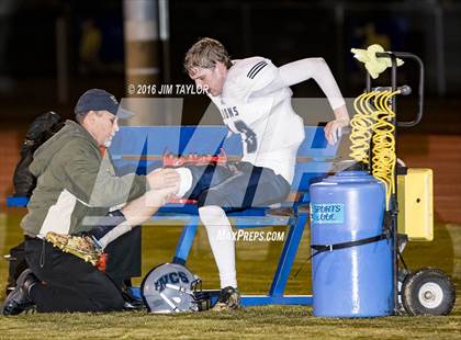 Thumbnail 3 in Notre Dame Catholic vs Weatherford Christian (TAPPS 6-man Quarterfinal Playoff)  photogallery.