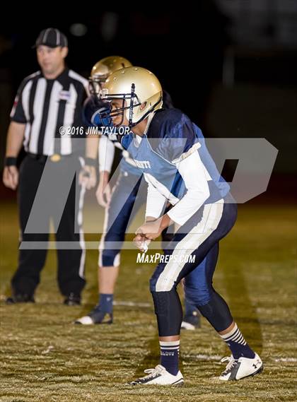 Thumbnail 3 in Notre Dame Catholic vs Weatherford Christian (TAPPS 6-man Quarterfinal Playoff)  photogallery.