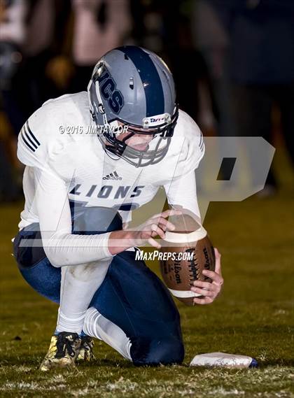 Thumbnail 2 in Notre Dame Catholic vs Weatherford Christian (TAPPS 6-man Quarterfinal Playoff)  photogallery.