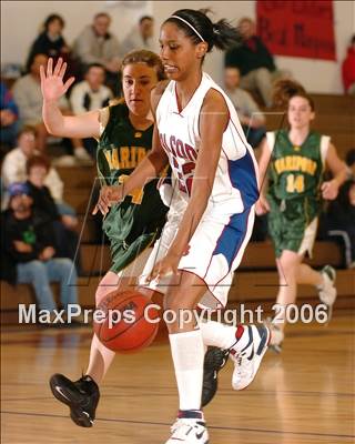 Thumbnail 3 in Mariposa @ Christian Brothers (Section Playoffs) photogallery.