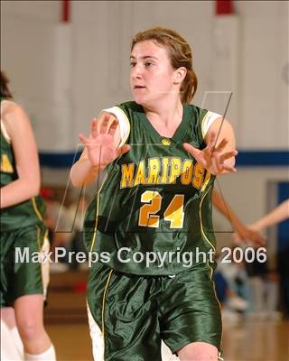 Thumbnail 1 in Mariposa @ Christian Brothers (Section Playoffs) photogallery.
