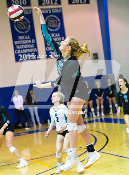 Thumbnail 1 in Xavier College Prep vs. North Oldham (Nike Tournament of Champions) photogallery.