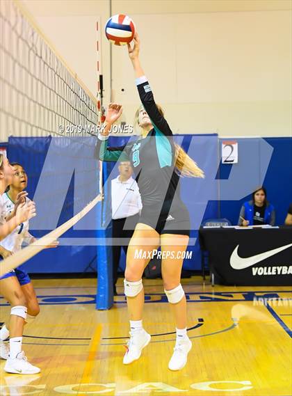 Thumbnail 2 in Xavier College Prep vs. North Oldham (Nike Tournament of Champions) photogallery.