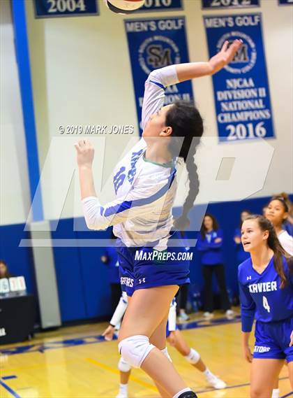 Thumbnail 2 in Xavier College Prep vs. North Oldham (Nike Tournament of Champions) photogallery.