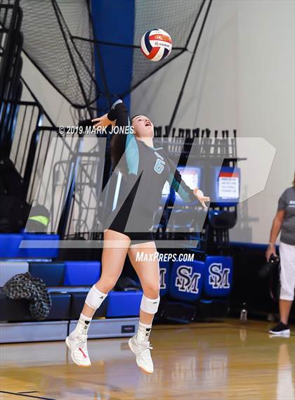 Thumbnail 1 in Xavier College Prep vs. North Oldham (Nike Tournament of Champions) photogallery.