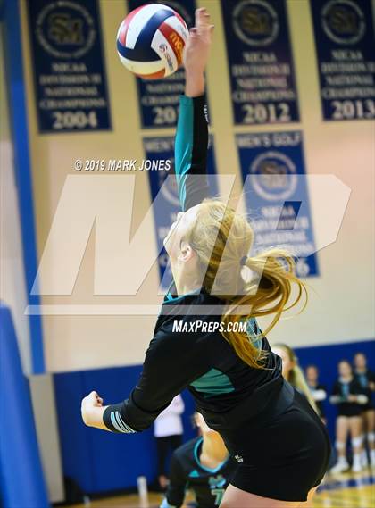 Thumbnail 2 in Xavier College Prep vs. North Oldham (Nike Tournament of Champions) photogallery.