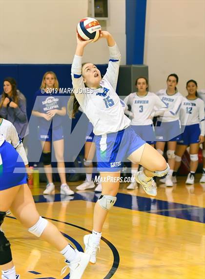 Thumbnail 1 in Xavier College Prep vs. North Oldham (Nike Tournament of Champions) photogallery.