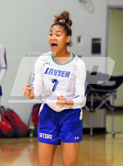 Thumbnail 2 in Xavier College Prep vs. North Oldham (Nike Tournament of Champions) photogallery.