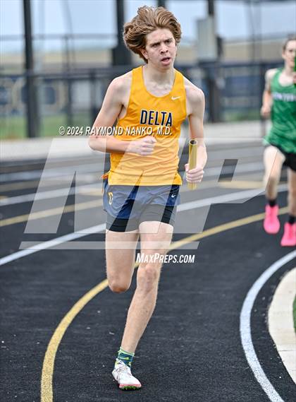 Thumbnail 3 in IHSAA Delta Sectionals (4 x 800 Meters)  photogallery.