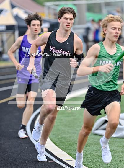 Thumbnail 1 in IHSAA Delta Sectionals (4 x 800 Meters)  photogallery.