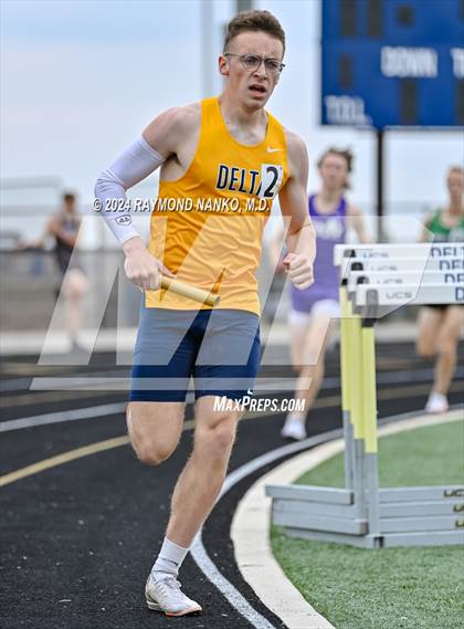 Thumbnail 3 in IHSAA Delta Sectionals (4 x 800 Meters)  photogallery.