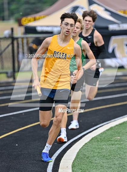 Thumbnail 1 in IHSAA Delta Sectionals (4 x 800 Meters)  photogallery.