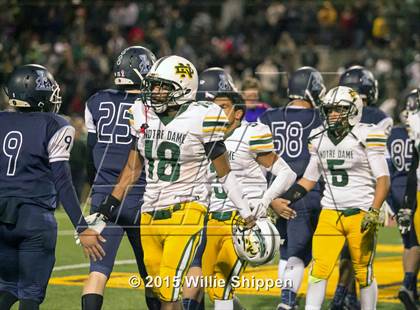 Thumbnail 3 in  Linfield Christian vs Norte Dame (CIF SS Northwest Division Final) photogallery.