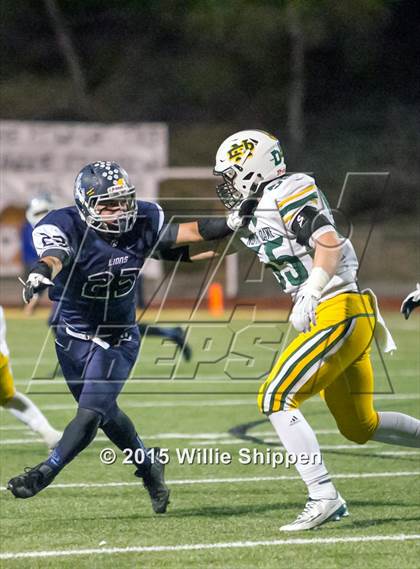 Thumbnail 1 in  Linfield Christian vs Norte Dame (CIF SS Northwest Division Final) photogallery.