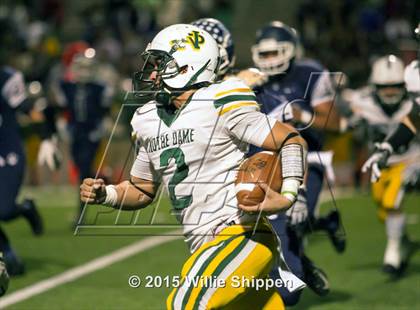 Thumbnail 3 in  Linfield Christian vs Norte Dame (CIF SS Northwest Division Final) photogallery.
