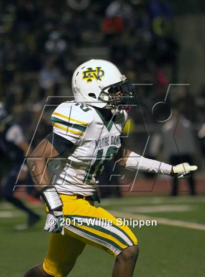 Thumbnail 2 in  Linfield Christian vs Norte Dame (CIF SS Northwest Division Final) photogallery.