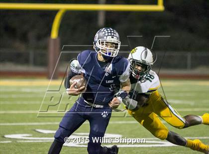 Thumbnail 3 in  Linfield Christian vs Norte Dame (CIF SS Northwest Division Final) photogallery.