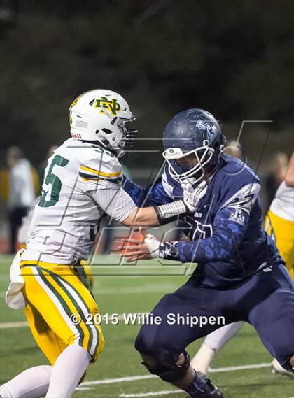 Thumbnail 2 in  Linfield Christian vs Norte Dame (CIF SS Northwest Division Final) photogallery.