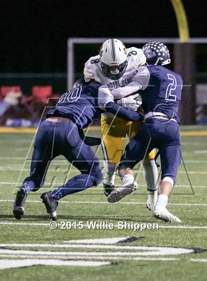 Thumbnail 2 in  Linfield Christian vs Norte Dame (CIF SS Northwest Division Final) photogallery.